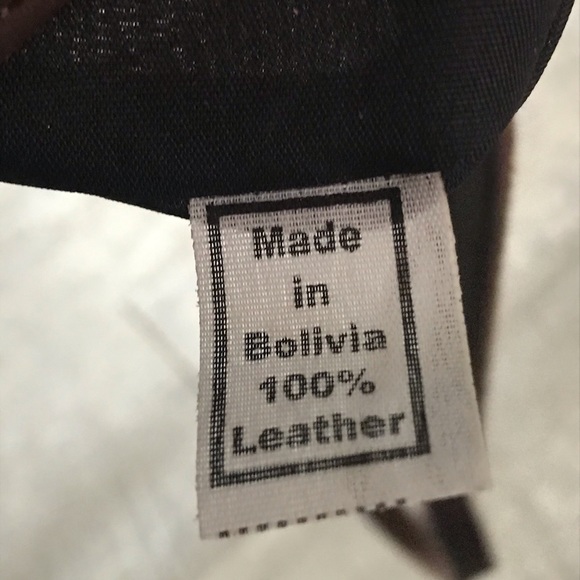 Bolivian genuine leather purse - Picture 5 of 5